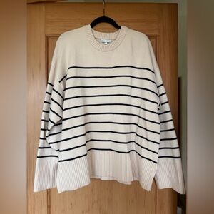 Baltic Born Cream and Black Striped Sweater